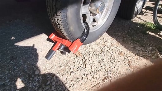 Watch Tevlaphee Universal Wheel Lock to Secure your Trailer. on Amazon Live