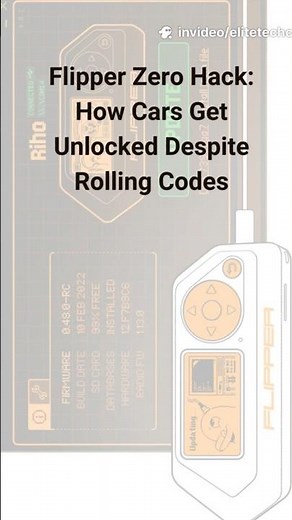 Flipper Zero Hack: How Cars Get Unlocked Despite Rolling Codes #Tech #Shorts