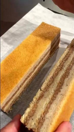 Le Gâteau de Voyage à l’Amande, Vanille et Cara Crakine de Chef Philippe 🤤#yummy #food #pastry
