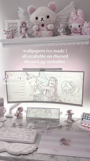 Cute pink wallpapers I made — available on Discord