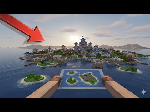 I downloaded this underwater city in Minecraft PE and it's amazing!