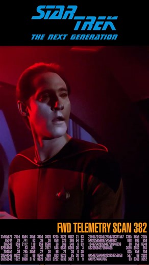 Star Trek TNG: Tasha, Worf, Data & La Forge Inspect the Stargazer