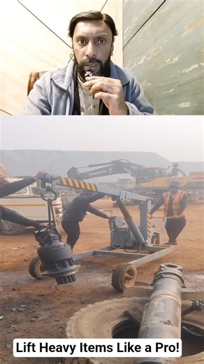 Amazing Hand-Powered Trolley with Hydraulic Jack | Move Heavy Loads Easily #shorts