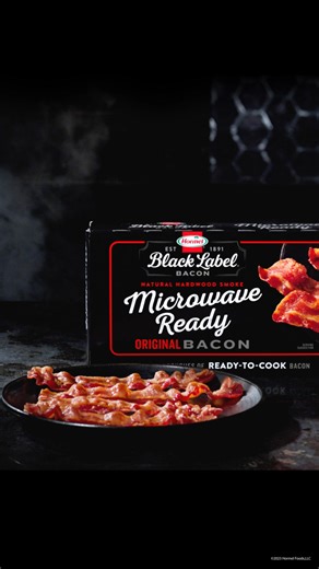 Raw to perfectly crispy in less than three minutes? Not too good to be true. | BLACK LABEL Bacon | Facebook