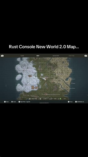 Rust Console New World 2.0 Map…#shorts #rust #rustconsole