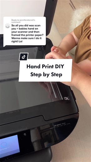 Hand Print DIY: Step by Step Tutorial for Baby Memory