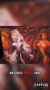 Available Now! The Stunning Lady Death & Hellwitch Black Gala Editions from e.Bas and Dawn McTeigue! #comicsforsale #comicbooks #ladydeath | Lady Death Universe