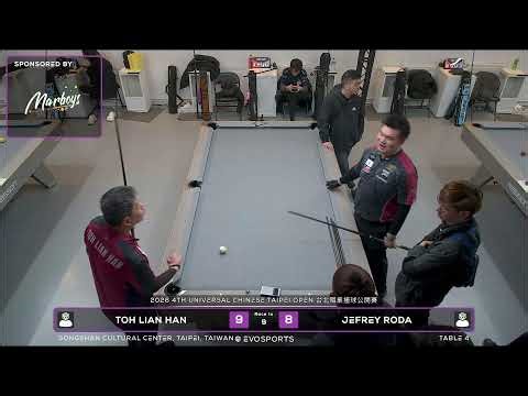 CHINESE TAIPEI OPEN 2026 - SONGSHAN CULTURAL CENTER - TABLE 4 | EvoSports