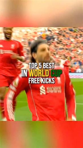 Top 5 best free kicks in world cup
