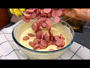 You will cook every morning for children at school! Sausages are better this way Everyone can repeat