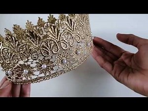 Vintage Crown - Easy Method -\n/ Lace Crown