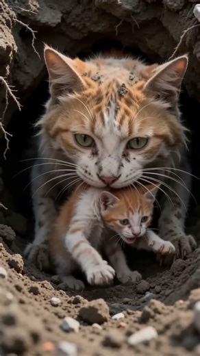 Stray Dog Saves Kittens from Demolition!