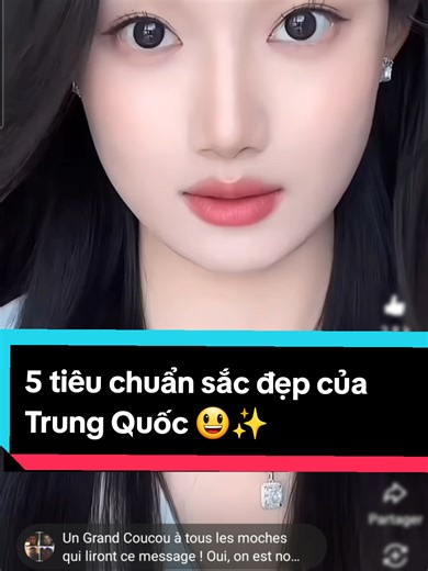 5 tiêu chuẩn sắc đẹp của Trung Quốc 😃✨️@Alexandra_kim_ngan @Alexandra_kim_ngan @Alexandra_kim_ngan #beauté #Chine #hoctiengphap #alexandrakimngan #xuhuong2025