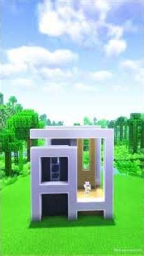 Minecraft:Modern House | Gracium House Tutorial🏡 #youtubeshorts #minecraft #shortvideo #trending