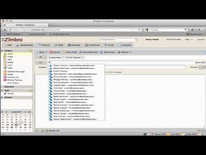 Composing New Messages in Zimbra