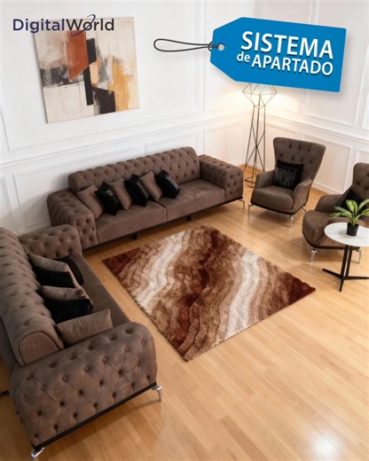 ✨ ¡Amuebla tu hogar sin apuros! En Digital World ahora puedes disfrutar de nuestro Sistema de Apartado, ideal para asegurar tus muebles favoritos mientras planificas tu compra 🛋️💳 👉 Aparta hoy ese sofá de ensueño que combina con tu estilo. 👉 Págalo cómodamente y recíbelo cuando estés listo. 📍Visítanos y vive la experiencia de decorar con elegancia y facilidad. #DigitalWorld #MueblesConEstilo #SistemaDeApartado #DecoraciónDeHogar #TuEspacioPerfecto | Digital World C.A