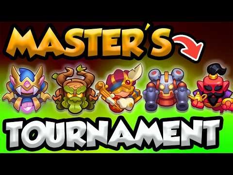 HOW TO PLAY MASTER TOURNAMENT DECKS! | Rush Royale
