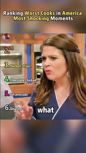 Ranking Worst Cooks in America Most Shocking Moments.#fyp #usa #celebration #entertainment