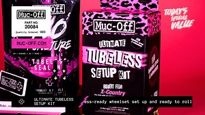 2.9K views · 95 reactions | HAVE YOU ALWAYS WANTED TO GO TUBELESS? Then check this out! We call it the Ultimate Tubeless Setup Kit. This handy little box comes packed with 2 x No Puncture Hassle Sealant pouches, 2 x black Tubeless Valves and 1 x Rim Tape roll to the size of your choice. What’s not to love! Buy now at muc-off.com or your local bike shop. #mucoff | Muc-Off | Facebook