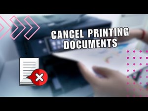 💥 How to Cancel Printing Documents | How To