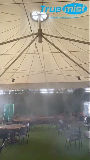 Indoor High Pressure Mist Cooling System [ Best for Commercial Spaces]