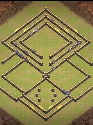 The most popular style of TH18 layout is this mew design with very isolated town hall or compartments everywhere. The strategy behind this is because the attacking army will take out all the other buildings trying to reach the core and when they do the Revenge Tower will be working FULL POWER! This style of layout is becoming very popular with war and ranked attacks. I love to build my own layouts and also find the best layouts then edit and customize them! If you want a special custom made layo