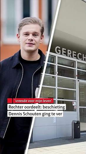 Dennis Schouten beschoten, rechter doet uitspraak #shorts