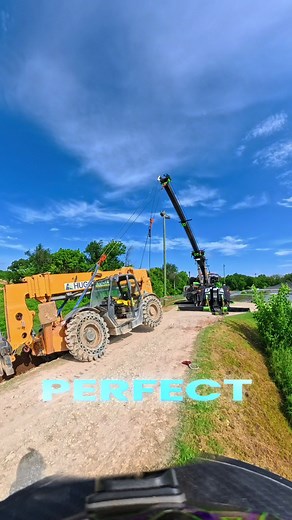 30,000 lb Telehandler Recovery at Water Treatment Plant