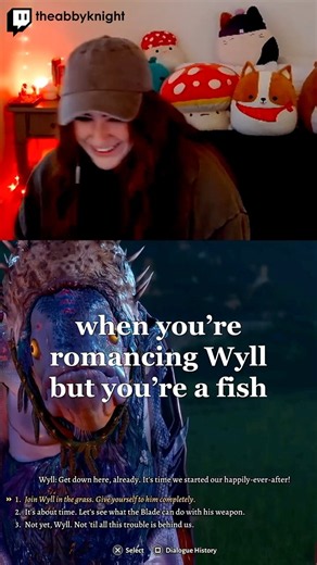you’ve never seen Wyll’s romance scene like THIS 🐟🤣 #bg3 #baldursgate3 #streamer #gamer #fyp