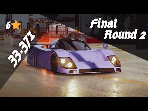 6⭐ - 33.371 | Jaguar XJR-9 Grand Prix - Final Round 2 [ Neon Mirage ] - Asphalt Legends