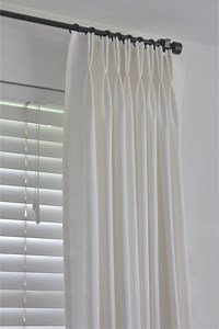 ikea hack...how to make ready made Ikea Ritva curtains look like expensive custom drapes. • mimzy & company
