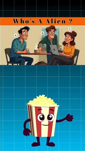 Who is an alien?#quiz #riddles#logicpuzzles#brainteasers#ytshorts#trending