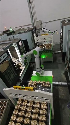 Turning Drilling Tapping Cobot Automation System