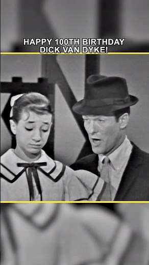 🎉 Happy 100th Birthday, Dick Van Dyke! 🌟 Celebrating his iconic Ed Sullivan & TV moments! 💫 #shorts
