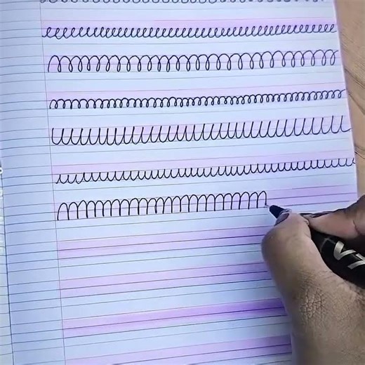 Basic Strokes of Cursive Writing for Beginners | Learn Easy Cursive Writing Step by Step