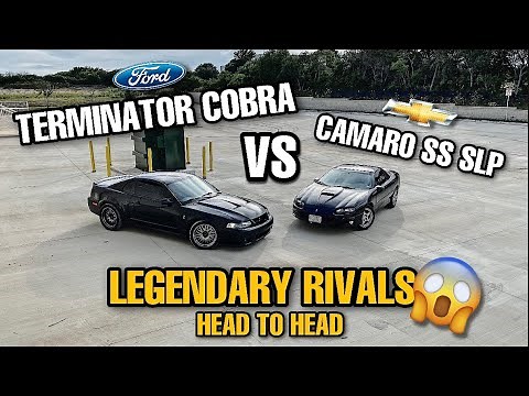 TERMINATOR COBRA vs CAMARO SS SLP RACE! Legendary Rivalry! *PT.1