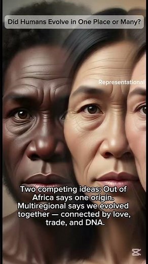 Did Humans Evolve in One Place or Many? | Out of Africa vs Multiregional Theory #OutOfAfricaTheory