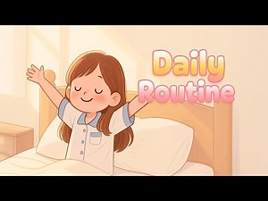 Daily Routine Story in Easy English | A1–A2 Listening Practice