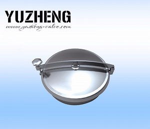 [Hot Item] Stainless Steel Sanitary Manway Covers Food Industry Tank Manhole Round Manway