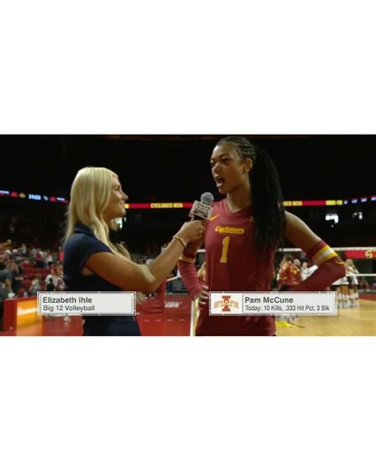 Iowa State Volleyball on Reels