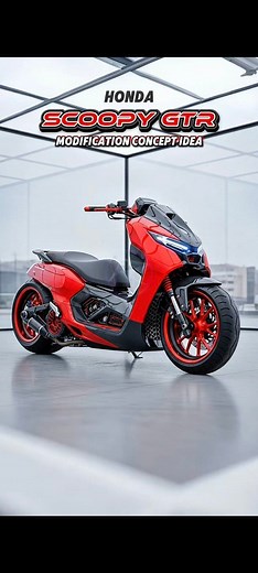 Honda SCOOPY GTR 🔥🔥Modification Concept 🔥😎‼️ #honda #scoopy #gtr #scooter #concept #modification #idea #modified #moto #motorcycle #viral #reels | Rizal Rio