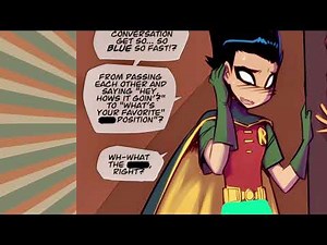 ⭐️Starfire and Robin couldn't resist each other | Comic Dub
