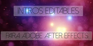 Bearbeitbare Intros für After Effects, herunterladbare Websites und Editoren
