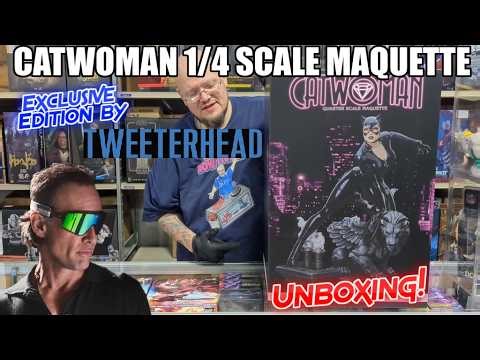 Catwoman 1/4 Exclusive Edtion Maquette by Tweeterhead | Unboxing & Review!