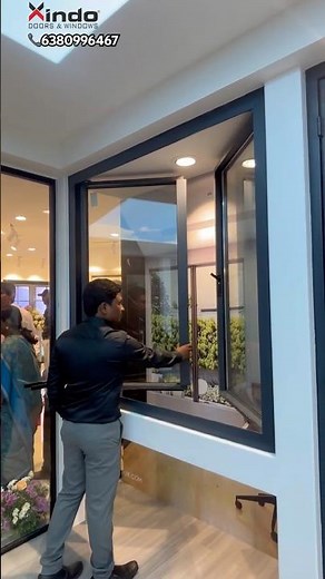 System Aluminum Casement Double Shutter Window | Strong, Stylish & Weather-Proof