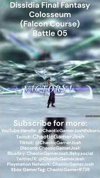 Dissidia Final Fantasy Battle Replays - Colosseum (Falcon Course) Battle 05