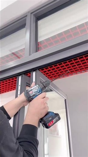 自由折叠窗安装简单且牢固。Free folding window, easy to install and firmly fixed，#homedecor #裝修風格 #窗戶