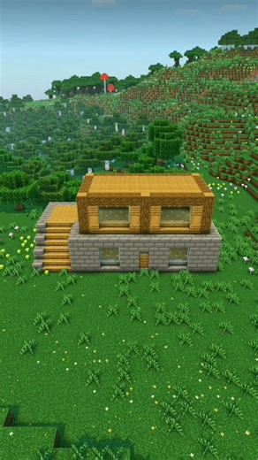 Minecraft wood house