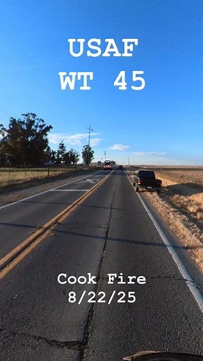 11K views · 73 reactions | Travis Air Force base sent their Water Tender to assist with the Cook Fire on 8/21/25 | Code 3 News Solano | Facebook
