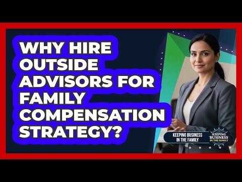 Why Hire Outside Advisors For Family Compensation Strategy?